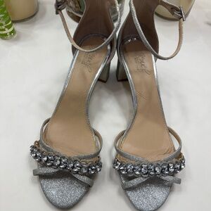 Touch Ups Glittering Silver Heels